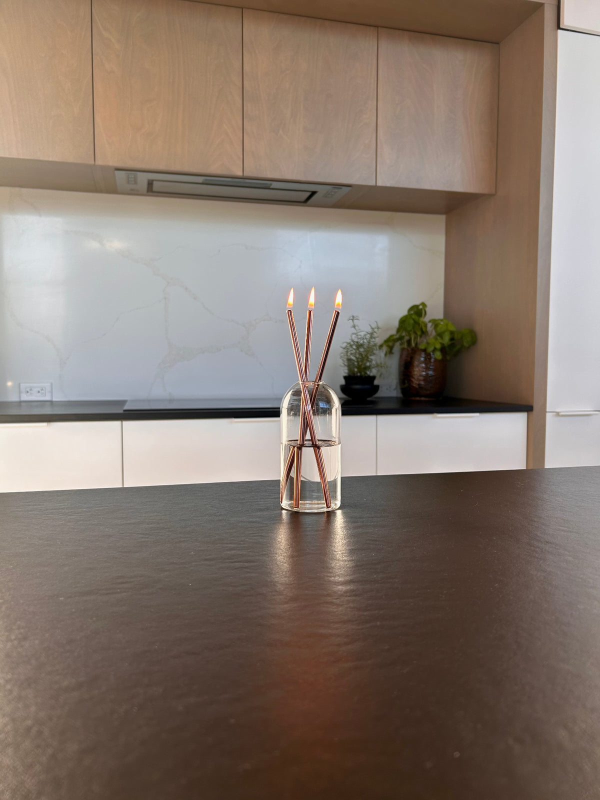 CHANDELLE ÉTERNELLE BÂTON ROSE GOLD