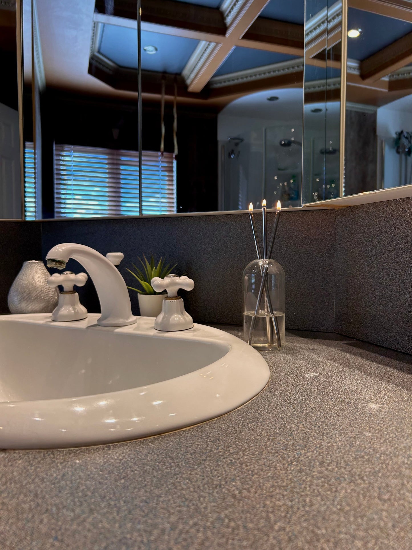 CHANDELLE ÉTERNELLE BÂTON ARGENT