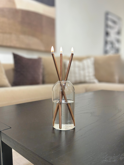 CHANDELLE ÉTERNELLE BÂTON ROSE GOLD