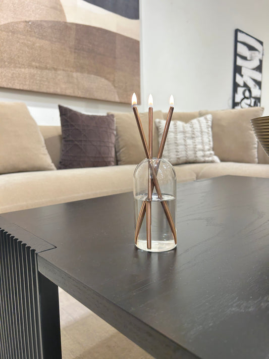 Everlasting candle Rose Gold stick